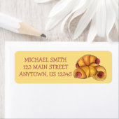 Varkens in een Blanket Crescent Roll Hot Dog Junk  Etiket (Insitu)