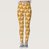 Varkens in een Blanket Crescent Roll Hot Dog Junk  Leggings (Voorkant)