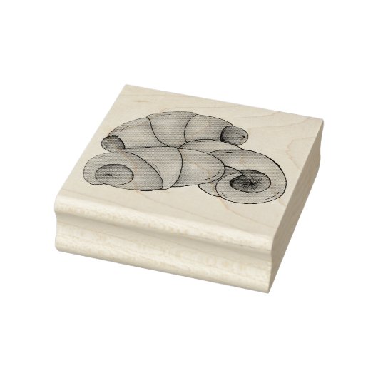 Varkens in een Blanket Crescent Roll Hot Dog Junk Rubberstempel (Stempel)