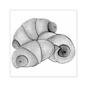 Varkens in een Blanket Crescent Roll Hot Dog Junk  Rubberstempel