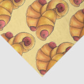 Varkens in een Blanket Crescent Roll Hot Dog Junk Tissuepapier (Detail)