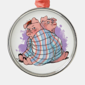 Varkens in een Blanket Ornament