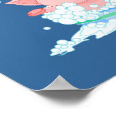 Varkens in een buisje Poster (Hoek)