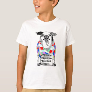 Varkens-in-een-deken-dag T-shirt