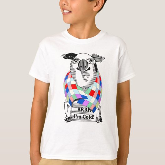 Varkens-in-een-Deken-dag T-shirt (Voorkant)