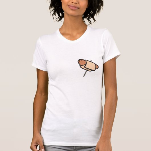 varkens in een deken hapjes t-shirt (Voorkant)