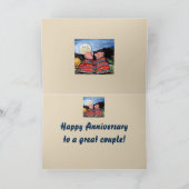 Varkens in een deken Personaliseerbare Jubilea Kaa Kaart (Binnen)