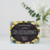 Varkens in een dekens recept briefkaart (Staand voorkant)