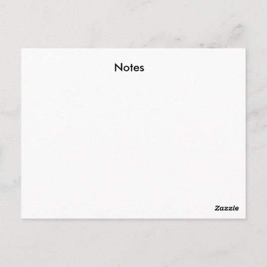 Varkens in een dekens recept briefkaart (Achterkant)