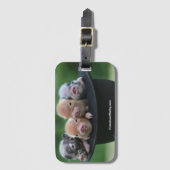 Varkens In Een Hoed Zak Tag Bagagelabel (Voorkant (verticaal))