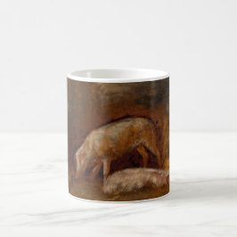 Varkens in een Stable (Animal Art) Koffiemok
