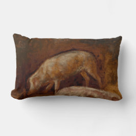 Varkens in een Stable (Animal Art) Kussen