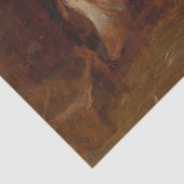 Varkens in een Stable (Animal Art) Tissuepapier (Detail)