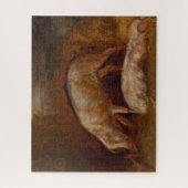 Varkens in een stal (dierkunst) legpuzzel (Verticaal)