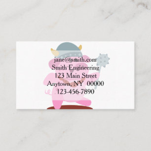 Varkens in het wandelenkostuum achtergrondkleur visitekaartje