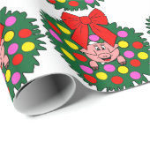 Varkens in kerstmis cadeaupapier (Rol Hoek)