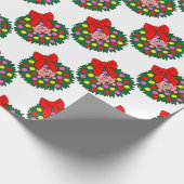 Varkens in kerstmis cadeaupapier (Hoek)