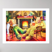 Varkens in klaver poster (Voorkant)