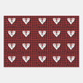 Varkens in papierbladen voor het oppakken van lank inpakpapier vel (Voorkant)