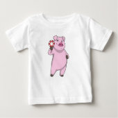 Varkens in Poker met pokerchips (Voorkant)