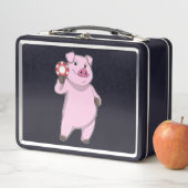 Varkens in Poker met pokerchips (In situ)