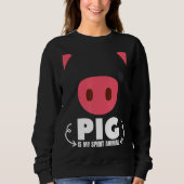 Varkens is mijn geest Varkens Varkens Dag Trui (Voorkant)