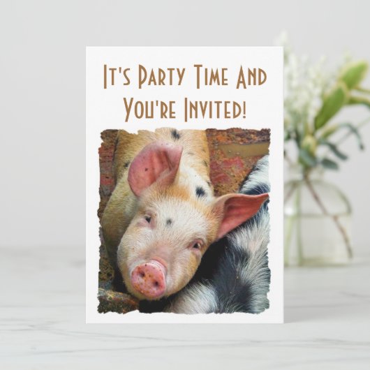 VARKENS KAART (Staand voorkant)