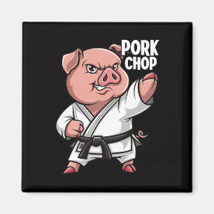 Varkens Karate Varkensvlees Grappige Varken Zwijn Magneet