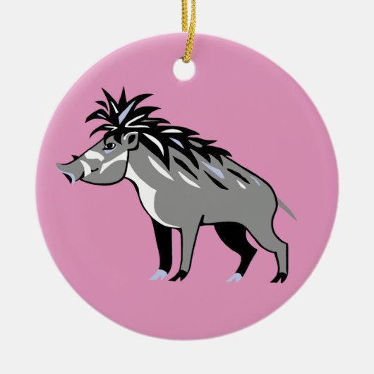 Varkens - keramische siervoorwerpen keramisch ornament (Voorkant)