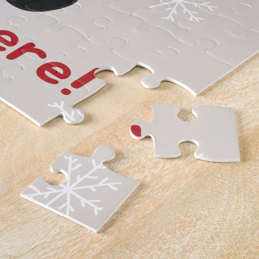 Varkens Kerst Varkens Puzzle Legpuzzel (Zijkant)