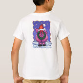 Varkens Kerstmis T-shirt (Achterkant)