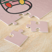 Varkens Kerstwinterdieren Varkens Puzzle Legpuzzel (Zijkant)