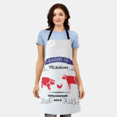 Varkens, kippen, Koe  familie Barbeque Apron Schort (Gedragen)