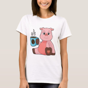 Varkens koffiemok t-shirt