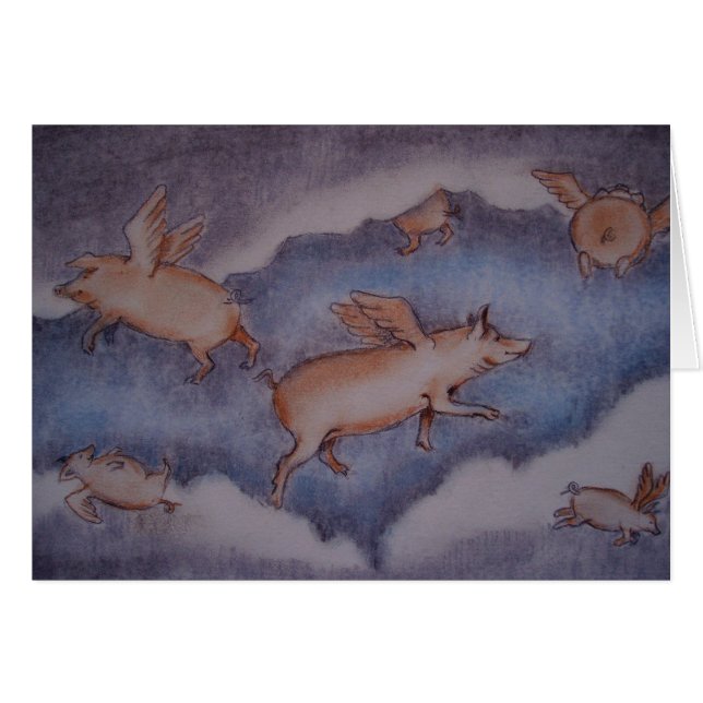 varkens kunnen vliegen... (Voorkant Horizontaal)