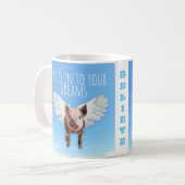 Varkens kunnen vliegen koffiemok (Voorkant links)