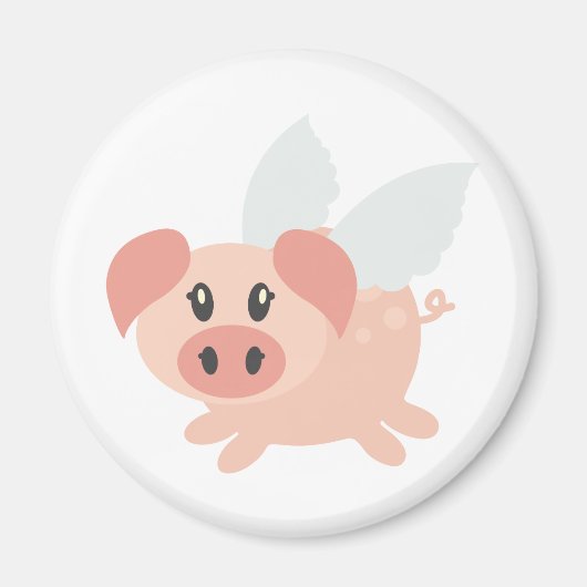 Varkens kunnen vliegen magneet (Voorkant)