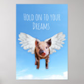 Varkens kunnen vliegen poster (Voorkant)