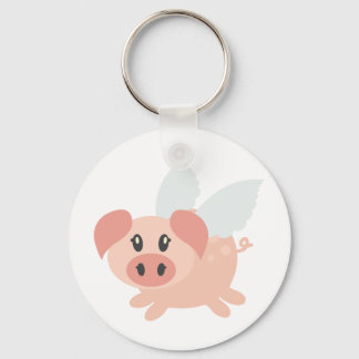 Varkens kunnen vliegen sleutelhanger