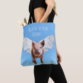 Varkens kunnen vliegen tote bag (Dichtbij)