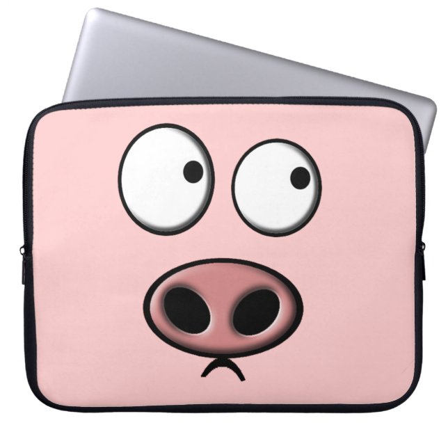 Varkens Laptop Sleeve (Voorkant)