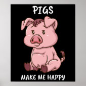 Varkens maken me blij dat Varkens Varkens Varkens  Poster (Voorkant)