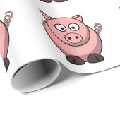 Varkens maken me gelukkig cadeaupapier (Rol Hoek)