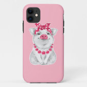Varkens met bandana Case-Mate iPhone case (Achterkant)