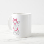 Varkens met bandana koffiemok (Voorkant links)