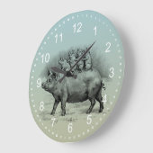 Varkens met biggen grote klok (Hoek)