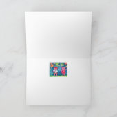 Varkens met Fireworks Kaart (Binnen)