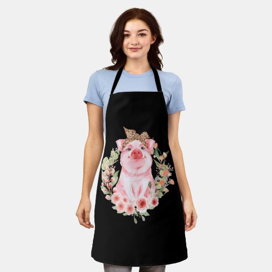 Varkens met luipaard schort (Gedragen)