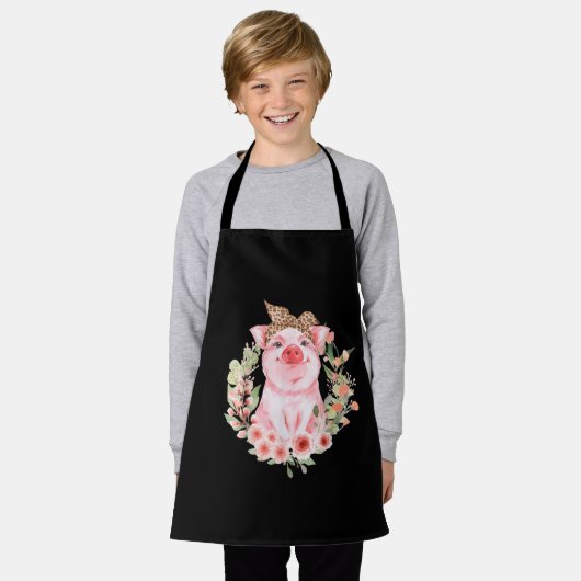 Varkens met luipaard schort (Gedragen)