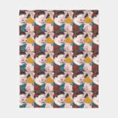 Varkens met Petten patroon Fleece Deken (Voorkant)